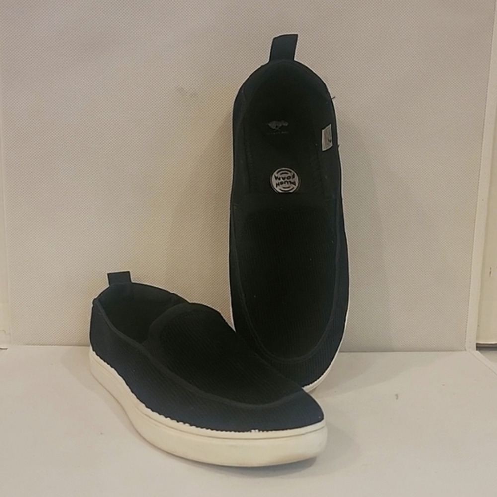 ROCKET DOG BLACK CORDUROY SLIP ON FLATS SHOE (sz 10)